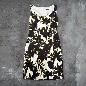 Ann Taylor palm print dress coastal grandma country club old money preppy